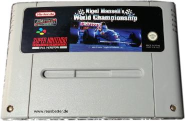 Super Nintendo - SNES Spiel NIGEL MANSELL'S WORLD CHAMPIONSHIP